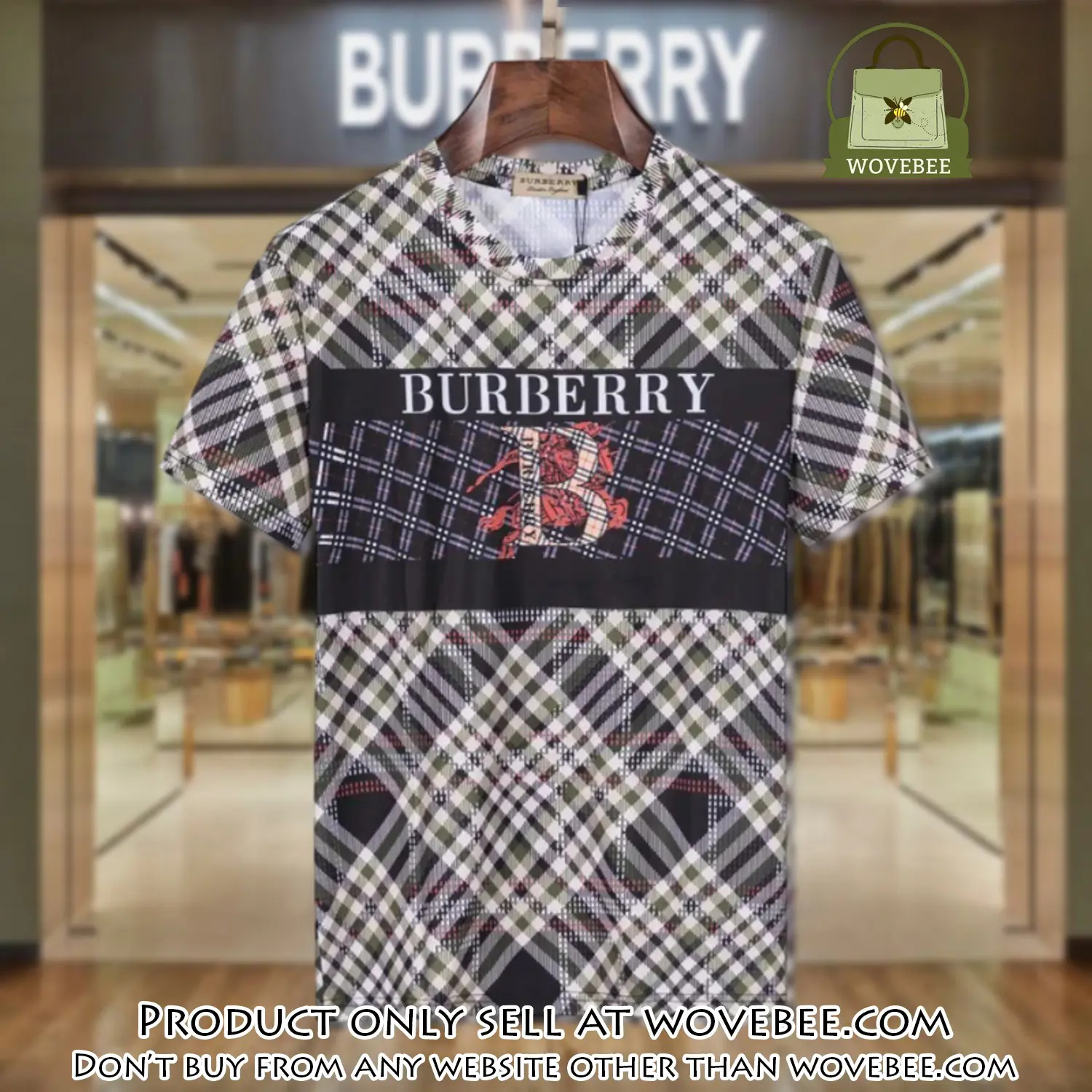 Burberry luxury brand tshirt outfit for men women wvb0241222